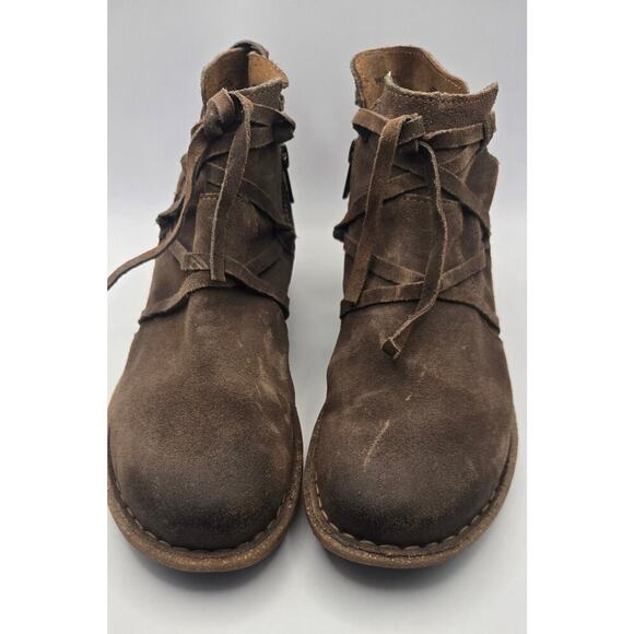 Born Tarkiln Ladies Ankle Boot Distressed Brown Size 9 - Picture 3 of 13